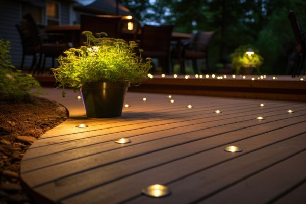 Ground Level Deck Construction in Cedar Park
